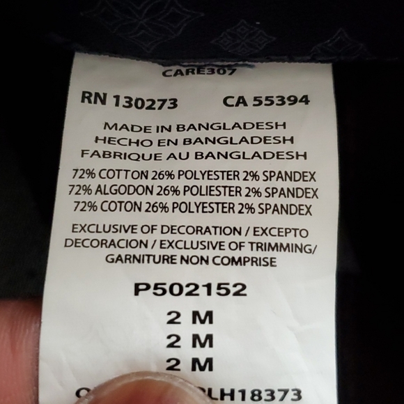 LEE PLATINUM LABEL TROUSER SIZE 2M - Picture 6 of 8